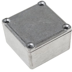 Rs Pro - Boîtier en Fonte d'aluminium, 50.8 x 50.8 x 31.8mm, Gris ( Prix pour 1 )