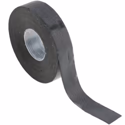 Matériau du support = Polyisobutylène Largeur = 25mm Longueur = 10m Epaisseur = 0.5mm Couleur = Noir Température maximum de f ...