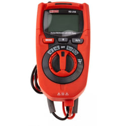 Rs Pro - Multimètre RS-218 Portable, 600V c.a. 200mA c.a. ( Prix pour 1 )