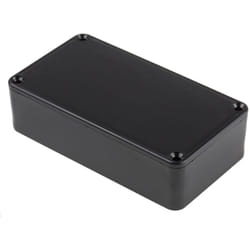 Rs Pro - Boîtier en abs, 112 x 62 x 31mm, Noir ( Prix pour 1 )