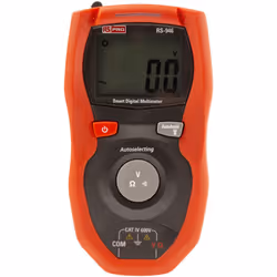 Type de multimètre = Portable Valeur efficace True RMS = Oui Fonctions mesurées = Tension AC, Tension DC, Résistance Résistan ...