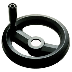 Rs Pro - Volant de manœuvre Rotative 80mm, 10mm ø de montage en Techno polymère ( Prix pour 1 )