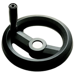 Rs Pro - Volant de manœuvre Rotative 100mm, 10mm ø de montage en Technopolymère renforcé de fibre de verre ( Prix pour 1 )