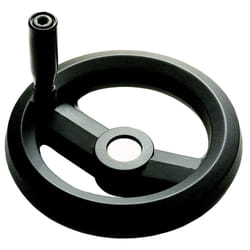 Rs Pro - Volant de manœuvre Rotative 126mm, 12mm ø de montage en Technopolymère renforcé de fibre de verre ( Prix pour 1 )