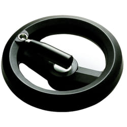 Volant de manœuvre Pliable Rs Pro 126mm, 14mm ø de montage en Technopolymère renforcé de fibre de verre ( Prix pour 1 )