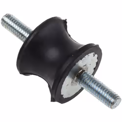 Type de lame = Bobine mâle à mâle Taille de filetage = M6 Diamètre = 25mm Hauteur hors tout = 20mm Matériau = Caoutchouc natu ...