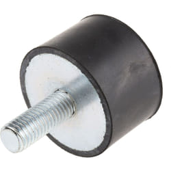 Rs Pro - Plot antivibratoire mâle M10 ø 40mm en Caoutchouc naturel ( Prix pour 1 )