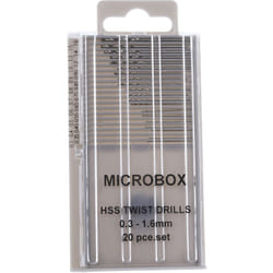 Coffret de forets Rs Pro hss 0.3mm à 1.6mm, 20 pièces ( Prix pour 1 )