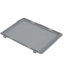 Type de couvercle = Sans couvercle Hauteur = 19mm Largeur = 300mm Profondeur = 400mm Couleur = Gris Matériau = PP Empilable = ...