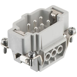 Embout de connecteur Rs Pro 7 contacts , 16A, Mâle ( Prix pour 1 )