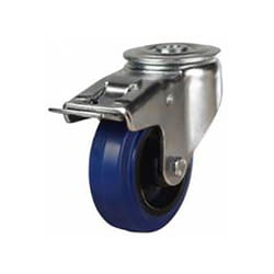Rs Pro - Roulettes industrielles Pivotant avec frein Diam 100mm, 180kg ( Prix pour 1 )