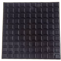 Type de montage = Adhésif Forme = Carré Couleur = Noir Diamètre = 12.7mm Matériau = PUR Température d'utilisation maximum = + ...