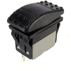 Rs Pro - Interrupteur à bascule Noir bipolaire On-On-On IP67 ( Prix pour 1 )