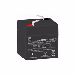 Capacité = 1Ah Tension nominale = 6V Fabrication = AGM Type de terminaison = Faston F1 Dimensions = 51 x 42 x 51mm Poids = 25 ...