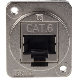 Connecteur RJ45 RS PRO Femelle, Blindé Montage panneau, ports Droit ( Prix pour 1 )