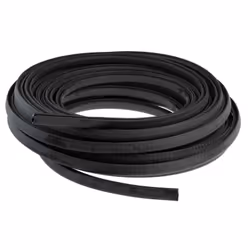 Type de produit = Protection de bord Longueur = 20m Largeur = 11mm Hauteur = 15 mm Couleur = noir Caoutchouc noir avec insert ...