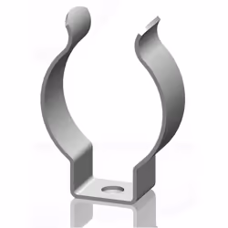 Diamètre de clip = 10mm Largeur hors tout = 8.3mm Hauteur = 13.1mm Profondeur = 6.35mm Diamètre de trous de fixation = 2.5mm  ...