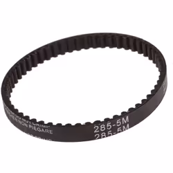 Longueur = 285mm Largeur = 9mm Pas = 5mm Nombre de dents = 57 Matériau = Caoutchouc Hauteur de dent = 2.06mm Température de f ...