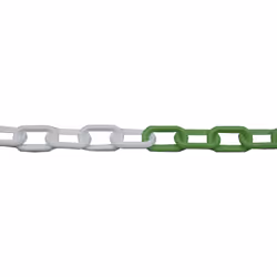 Type barrière = Barrières à chaînes Matériau = Plastique Longueur = 25m Barrière de sécurité de RS Pro - chaîne de liaison en ...
