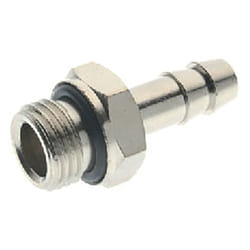 Rs Pro - Raccord cannelé Droit, bspp 1/4' mâle Laiton, 5 MPa, 50 bar ( Prix pour Paquet de 10 )