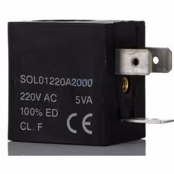Cette coil de solénoïde de rechange de RS Pro est adaptée pour une utilisation avec une électrovanne hydraulique série 01V.