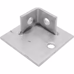 Dimensions = 100 x 100 x 45mm Matériau = Galvanisé et trempé à chaud Finition = Galvanisé Hauteur = 45mm Longueur = 100mm Lar ...