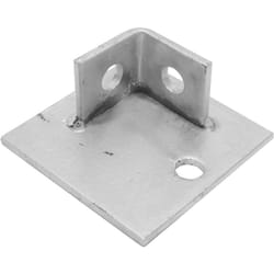 Rs Pro - Plaque de base 100 x 100 x 45mm, Galvanisé et trempé à chaud 45mm, 100mm x 100mm ( Prix pour 1 )