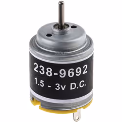 Tension d'alimentation = 1,5 ? 3 V. Type de moteur V c.c. = Brossé Gamme de puissance = 1,21 W Vitesse de sortie = 8200 ? 1 0 ...