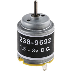 Moteur à courant continu Rs Pro 1,53 v c.c., 2,51 w, 6250 - 1 200 tr/min., dia. de l'arbre 2mm ( Prix pour 1 )