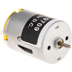 Moteur à courant continu RS PRO, 1,53 V c.c., 1,71 W, 7 200 tr/min., dia. de l'arbre 2mm ( Prix pour 1 )