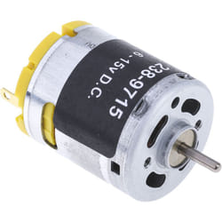 Moteur à courant continu Rs Pro 6 15 v., 5,75 w, 10 668 tr/min, dia. de l'arbre 2.31mm ( Prix pour 1 )