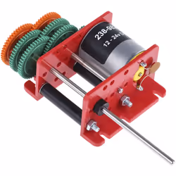 Tension d'alimentation = 12 ? 24 V Type de moteur V c.c. = Motoréducteur à balais Gamme de puissance = 1,62 W Vitesse de sort ...