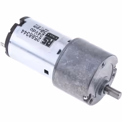 Tension d'alimentation = 24 V Type de moteur V c.c. = Motoréducteur Vitesse de sortie = 30 tr/min Diamètre d'arbre = 5mm Coup ...