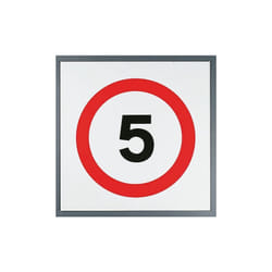 Rs Pro - Panneau de signalisation routière, Contrôle de la vitesse, Plastique Panneau ( Prix pour 1 )