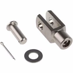 Filetage de fixation = M8 x 1.25 Longueur hors tout = 42mm Largeur hors tout = 16mm Matériau = Acier inoxydable