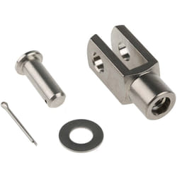 Rs Pro - Chape en Acier inoxydable, Filetage de fixation M8 x 1.25 ( Prix pour Paquet de 4 )