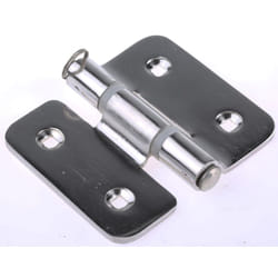 Rs Pro - Charnière Goupille en inox, 82mm x 92mm x 3mm ( Prix pour Paquet de 2 )
