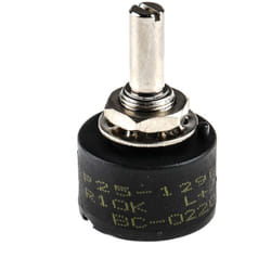 Rs Pro - Potentiomètre Rotatif 10kO max, ø axe 6,35 mm, Montage panneau ( Prix pour 1 )