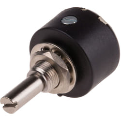 Rs Pro - Potentiomètre Rotatif 5kO max, ø axe 6 mm, Montage panneau ( Prix pour 1 )