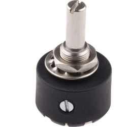 Rs Pro - Potentiomètre Rotatif 100O max, ø axe 6,35 mm, Montage panneau ( Prix pour 1 )