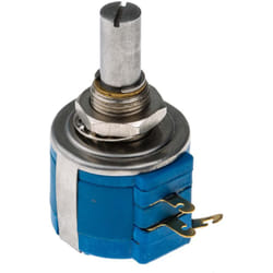 Rs Pro - Potentiomètre Rotatif 1kO max, 10 tours , ø axe 6,35 mm, Montage panneau ( Prix pour 1 )