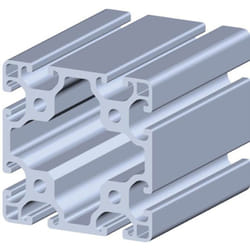 Profilé Aluminium Rs Pro 80 x 80 mm x 3000mm ( Prix pour 1 )