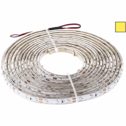 Couleurs de LED = Jaune Longueur de bande = 5m Tension nominale = 12V Nombre de LED par mètre = 60 Indice IP = IP65 Flux lumi ...
