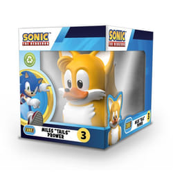 Figurine de Canard en Caoutchouc - TUBBZ Boxed Edition Tails - Jaune - 9 cm - Produit Officiel Sonic