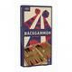 Jeu de plateau - BACKGAMMON BOIS VINTAGE - Multicolore - Adulte - 30 min