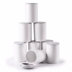 Duronic P8YM2 8 Pots en céramique de 125 ml compatible avec yaourtière YM1 et YM2 de Duronic