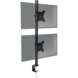 Duronic DM15V2 Bras pour 2 moniteurs dordinateur  Support double décran PC articulé ergonomique de bureau  VESA 75 100