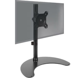 Duronic DM15D1 Support décran sur Socle pour Bureau  Hauteur Ajustable  Rotatif Inclinable Pivotable  Compatibilité Universelle