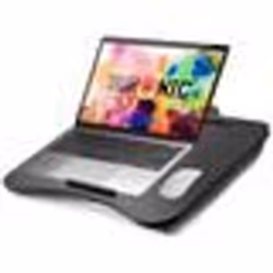 Duronic DML432 Plateau pour Ordinateur Portable avec Coussin en polystyrène Ergonomique  Support pour Tablette  Table à Poser ...