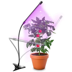 Lampe de croissance horticole à pince 20W - DURONIC - GLC12 - LED rouge et bleue - Intensité ajustable